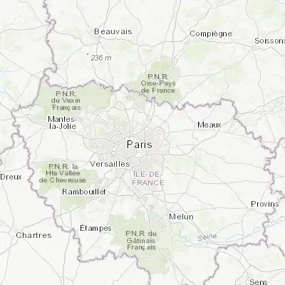 Map showing location of Noisy-le-Sec (48.891480, 2.464510)