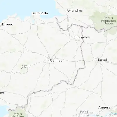 Map showing location of Noyal-sur-Vilaine (48.112410, -1.524620)