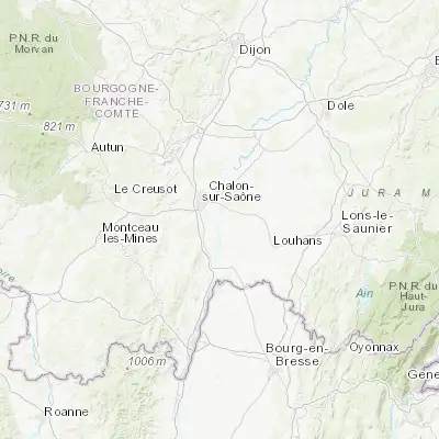 Map showing location of Ouroux-sur-Saône (46.721470, 4.952620)