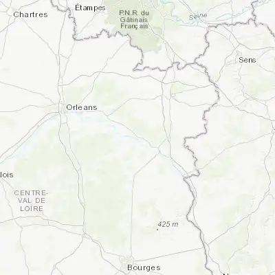 Map showing location of Ouzouer-sur-Loire (47.766380, 2.480380)