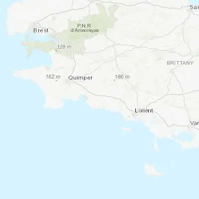 Map showing location of Pont-Aven (47.855360, -3.747990)