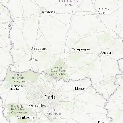 Map showing location of Pontpoint (49.300000, 2.650000)