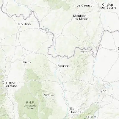 Map showing location of Pouilly-sous-Charlieu (46.145510, 4.112870)