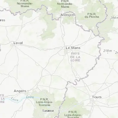 Map showing location of Roézé-sur-Sarthe (47.895780, 0.066620)