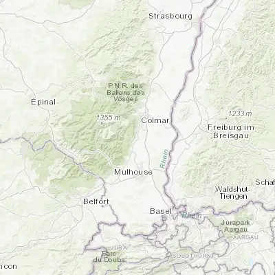 Map showing location of Rouffach (47.957860, 7.300160)