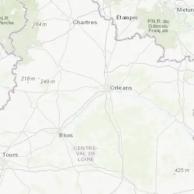 Map showing location of Saint-Ay (47.858900, 1.751370)