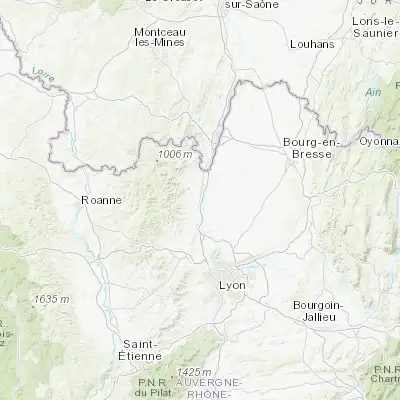 Map showing location of Saint-Georges-de-Reneins (46.061850, 4.721690)