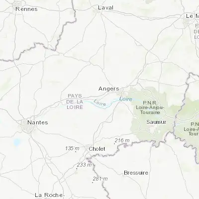 Map showing location of Saint-Georges-sur-Loire (47.408260, -0.763310)