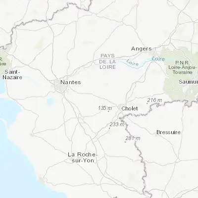 Map showing location of Saint-Germain-sur-Moine (47.117460, -1.122230)