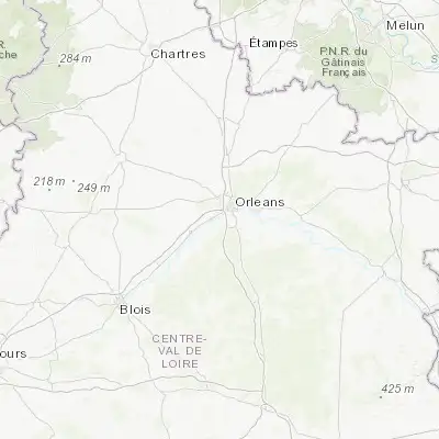 Map showing location of Saint-Hilaire-Saint-Mesmin (47.866140, 1.833510)