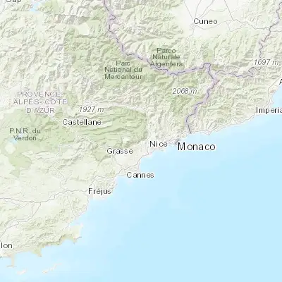 Map showing location of Saint-Jeannet (43.747180, 7.142990)