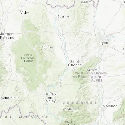 Map showing location of Saint-Marcellin-en-Forez (45.496760, 4.172330)