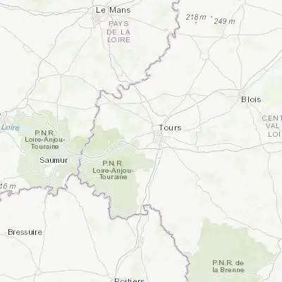 Map showing location of Savonnières (47.347690, 0.549610)