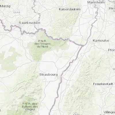 Map showing location of Schweighouse-sur-Moder (48.820090, 7.728100)