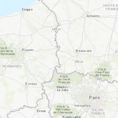 Map showing location of Sérifontaine (49.354400, 1.768730)