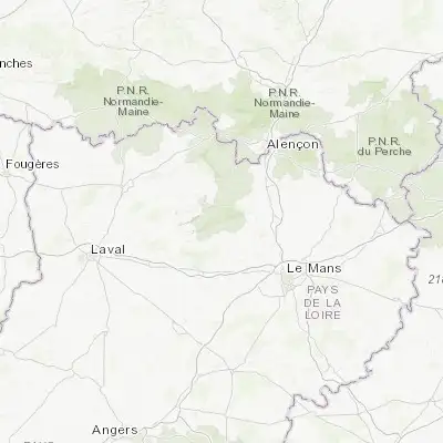 Map showing location of Sillé-le-Guillaume (48.183240, -0.128910)