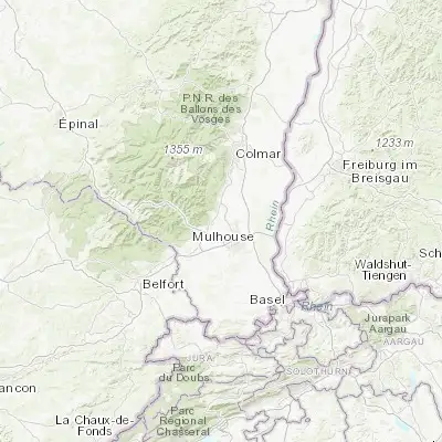 Map showing location of Staffelfelden (47.826470, 7.252350)