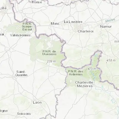 Map showing location of Trélon (50.058050, 4.102000)