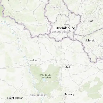 Map showing location of Tucquegnieux (49.310100, 5.894480)