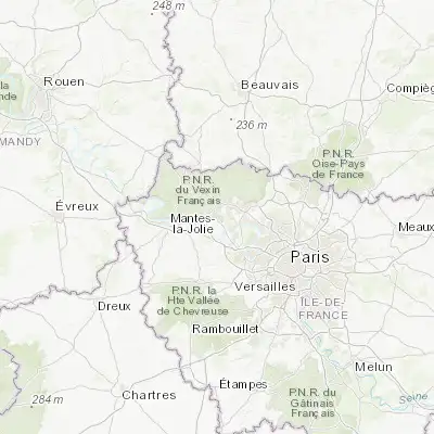 Map showing location of Vaux-sur-Seine (49.012710, 1.969420)