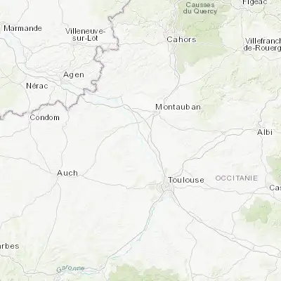 Map showing location of Verdun-sur-Garonne (43.854460, 1.234250)