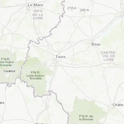 Map showing location of Véretz (47.357060, 0.805750)