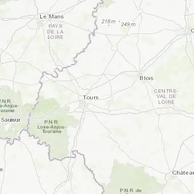 Map showing location of Vernou-sur-Brenne (47.419360, 0.847570)