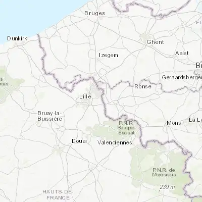 Map showing location of Willems (50.632060, 3.238400)