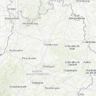 Map showing location of Abstatt (49.068200, 9.290700)