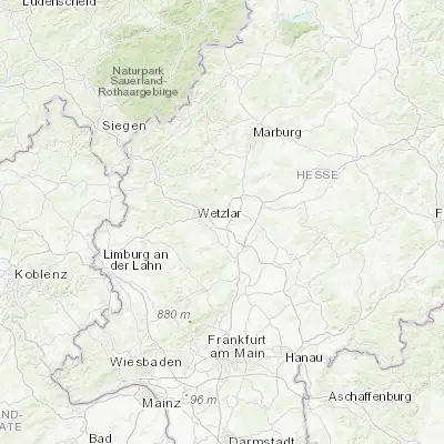 Map showing location of Allendorf an der Lahn (50.551090, 8.620080)