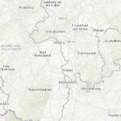 Map showing location of Alsheim (49.768060, 8.340280)