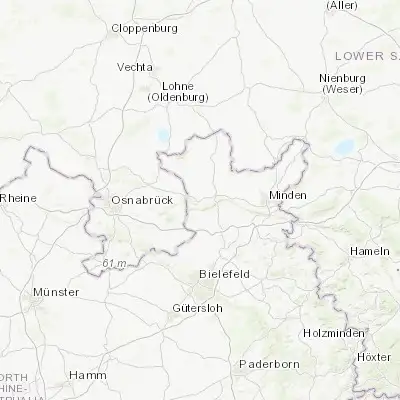 Map showing location of Bad Holzhausen (52.289710, 8.539540)