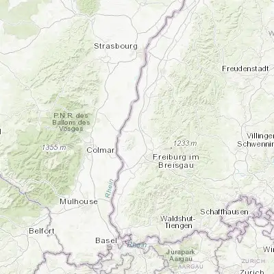 Map showing location of Bahlingen (48.120640, 7.739820)