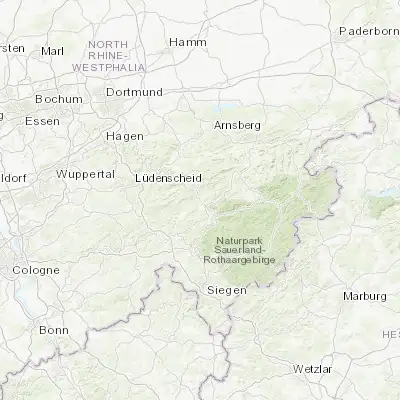 Map showing location of Bamenohl (51.165270, 7.984120)