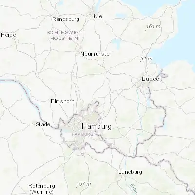 Map showing location of Bargfeld-Stegen (53.767780, 10.187500)