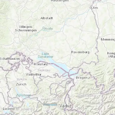 Map showing location of Bermatingen (47.733330, 9.350000)