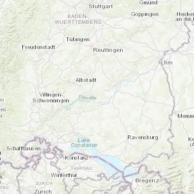 Map showing location of Bingen (48.111270, 9.272380)