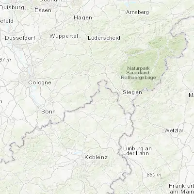 Map showing location of Birken-Honigsessen (50.816670, 7.733330)