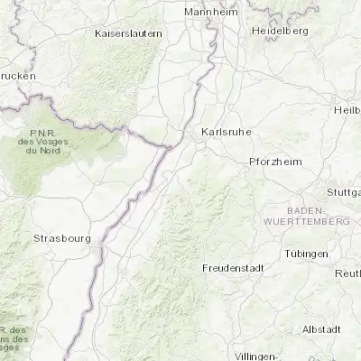 Map showing location of Bischweier (48.837660, 8.284120)