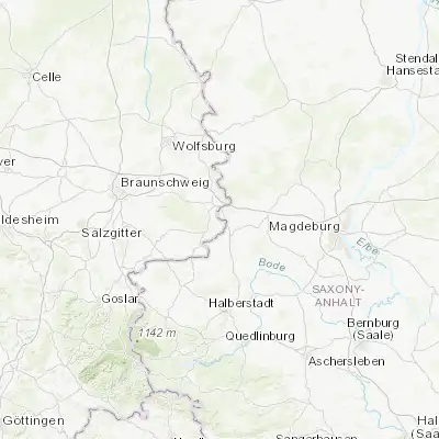 Map showing location of Büddenstedt (52.170350, 11.018770)