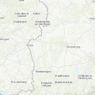 Map showing location of Burtenbach (48.340510, 10.452800)