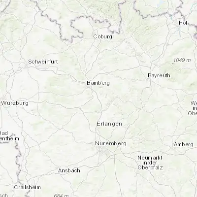 Map showing location of Buttenheim (49.803650, 11.030020)