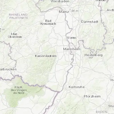 Map showing location of Deidesheim (49.407820, 8.184450)