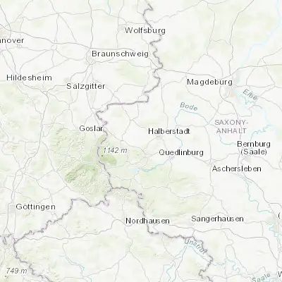 Map showing location of Derenburg (51.870860, 10.910290)