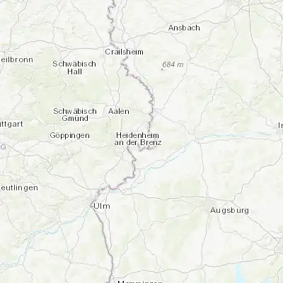 Map showing location of Dischingen (48.700000, 10.366670)