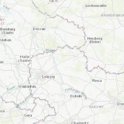 Map showing location of Doberschütz (51.498700, 12.747920)