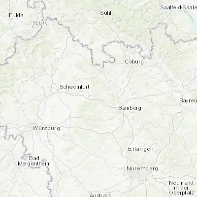 Map showing location of Ebelsbach (49.985720, 10.674420)