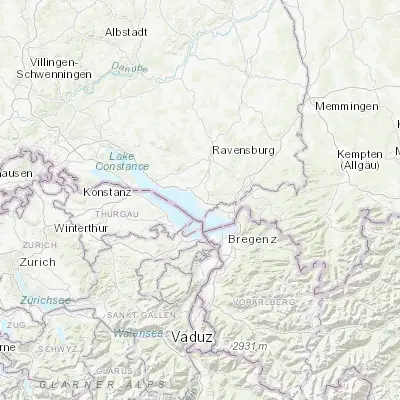 Map showing location of Eriskirch (47.624790, 9.541970)