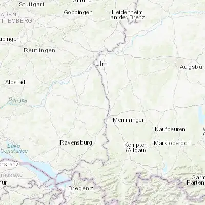 Map showing location of Erolzheim (48.090010, 10.073000)