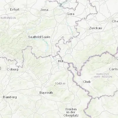 Map showing location of Feilitzsch (50.366670, 11.933330)